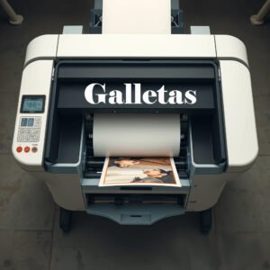 Impresión comestible en papel de azúcar para galletas